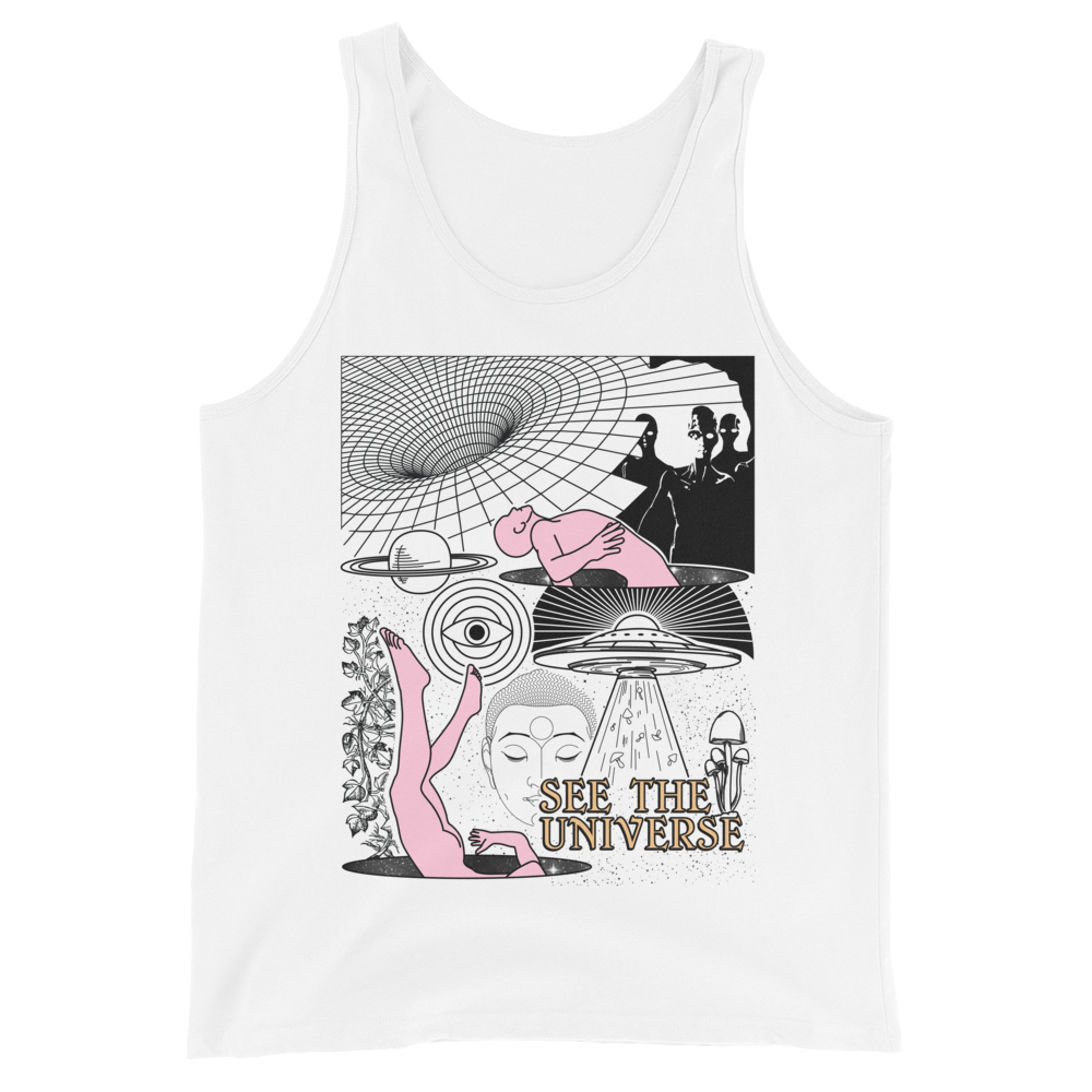 See The Universe Graphic Tank Top