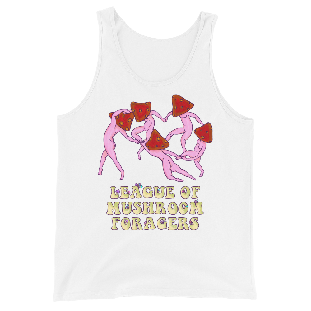 League of Mushroom Foragers Graphic Tank Top