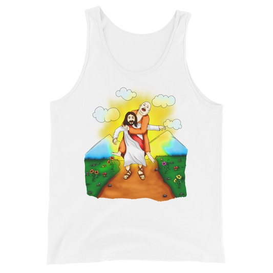 Back to Love and Happiness Graphic Tank Top