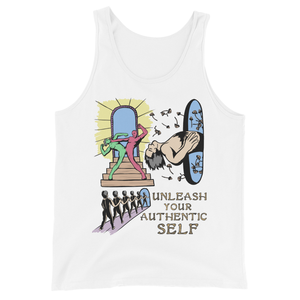 Unleash Your Authentic Self Graphic Tank Top