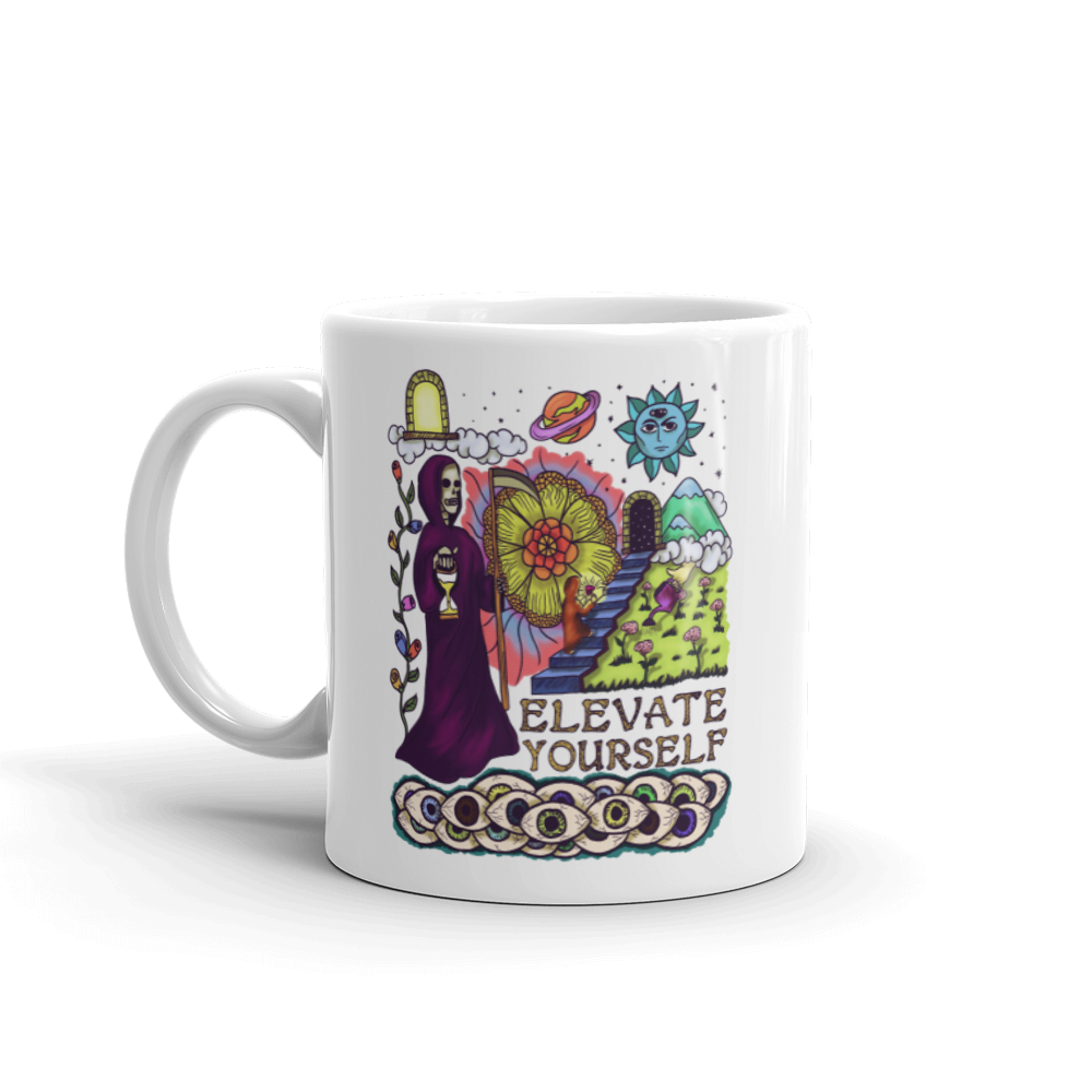 Creative and unique custom-made mugs designed by Shroom Beach perfect for your special occasion or everyday moments in your life.