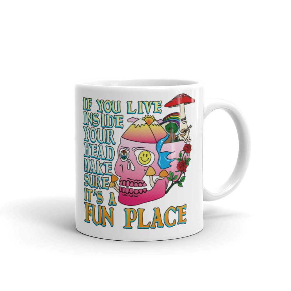 Creative and unique custom-made mugs designed by Shroom Beach perfect for your special occasion or everyday moments in your life.