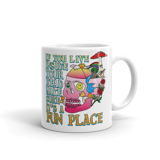 Creative and unique custom-made mugs designed by Shroom Beach perfect for your special occasion or everyday moments in your life.