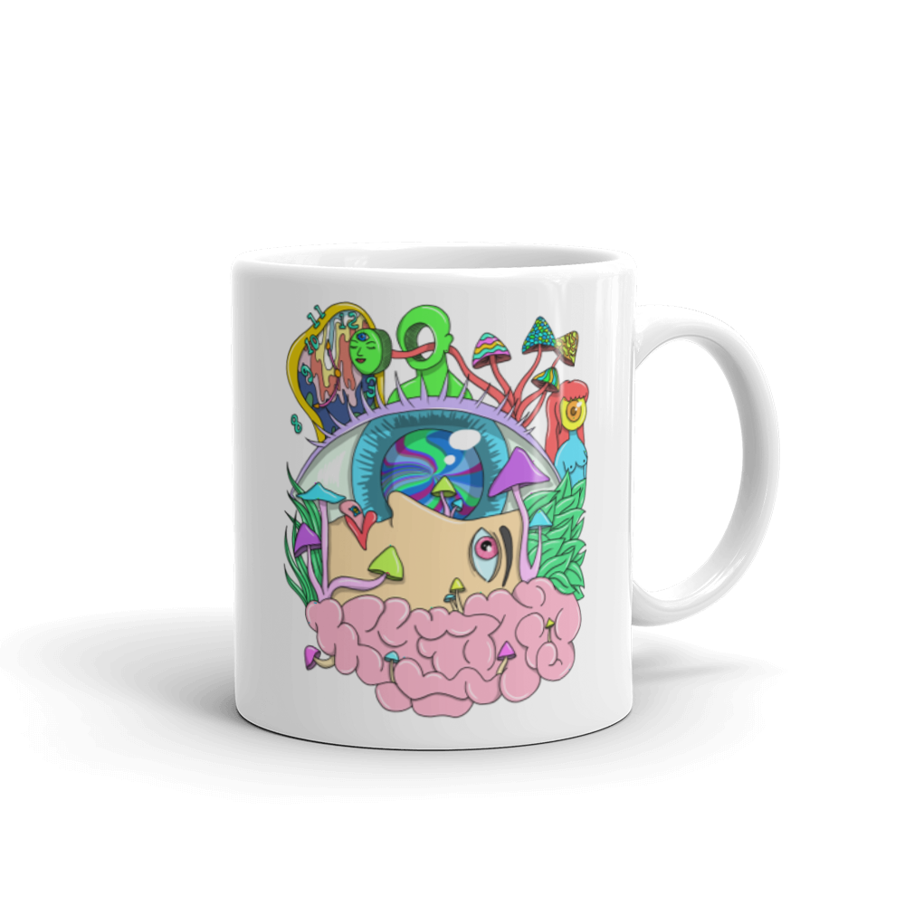 Creative and unique custom-made mugs designed by Shroom Beach perfect for your special occasion or everyday moments in your life.