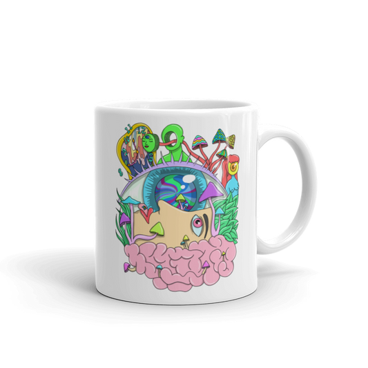 Creative and unique custom-made mugs designed by Shroom Beach perfect for your special occasion or everyday moments in your life.