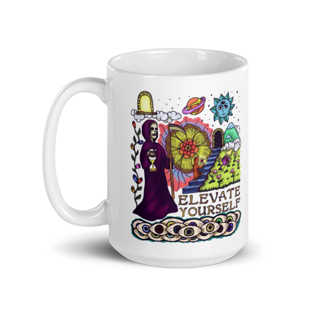 Creative and unique custom-made mugs designed by Shroom Beach perfect for your special occasion or everyday moments in your life.