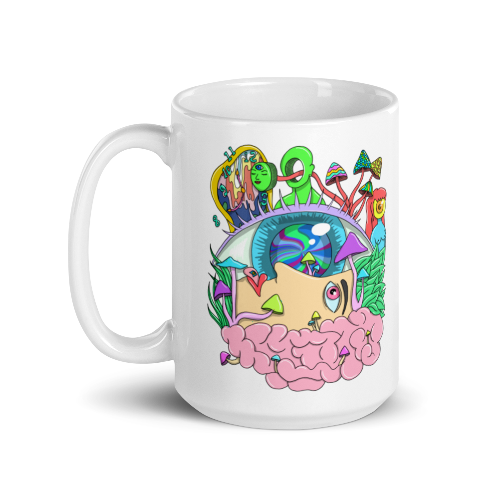 Creative and unique custom-made mugs designed by Shroom Beach perfect for your special occasion or everyday moments in your life.