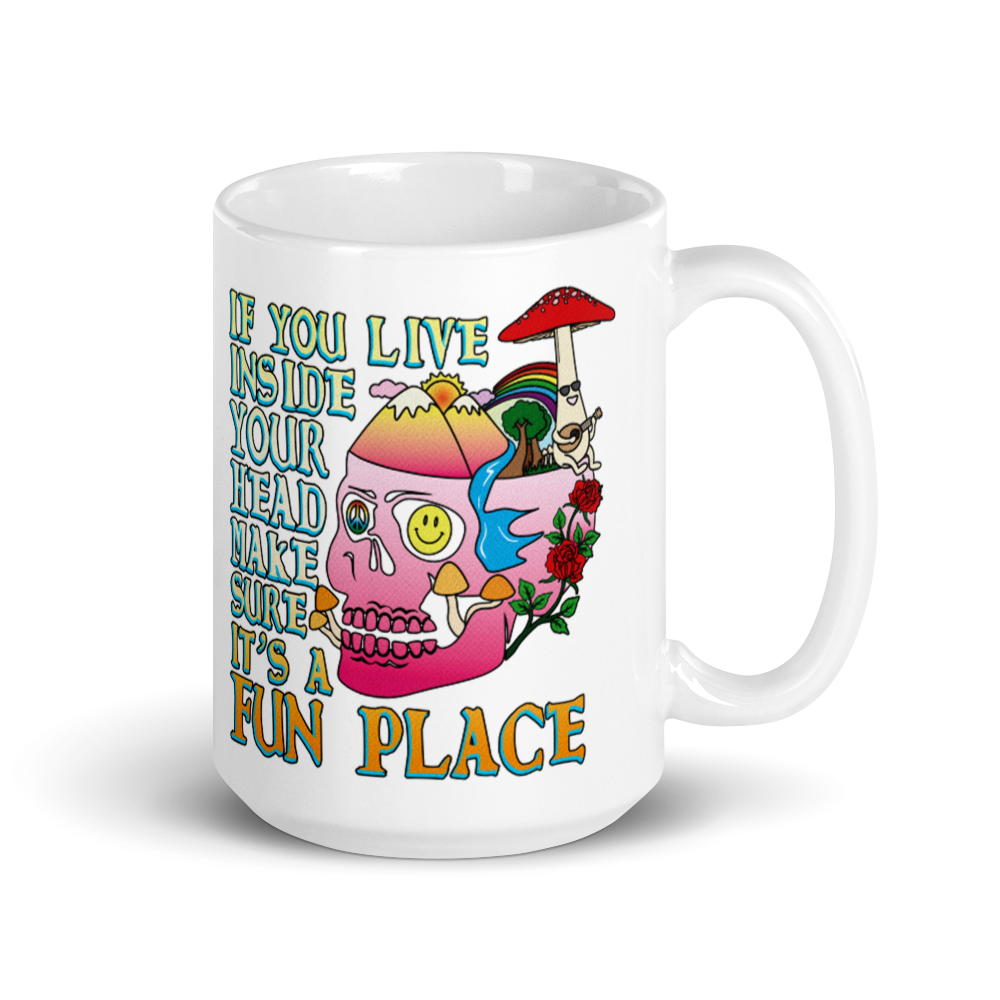 Creative and unique custom-made mugs designed by Shroom Beach perfect for your special occasion or everyday moments in your life.