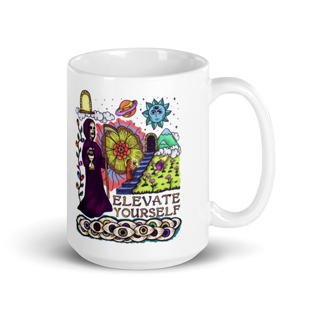 Creative and unique custom-made mugs designed by Shroom Beach perfect for your special occasion or everyday moments in your life.