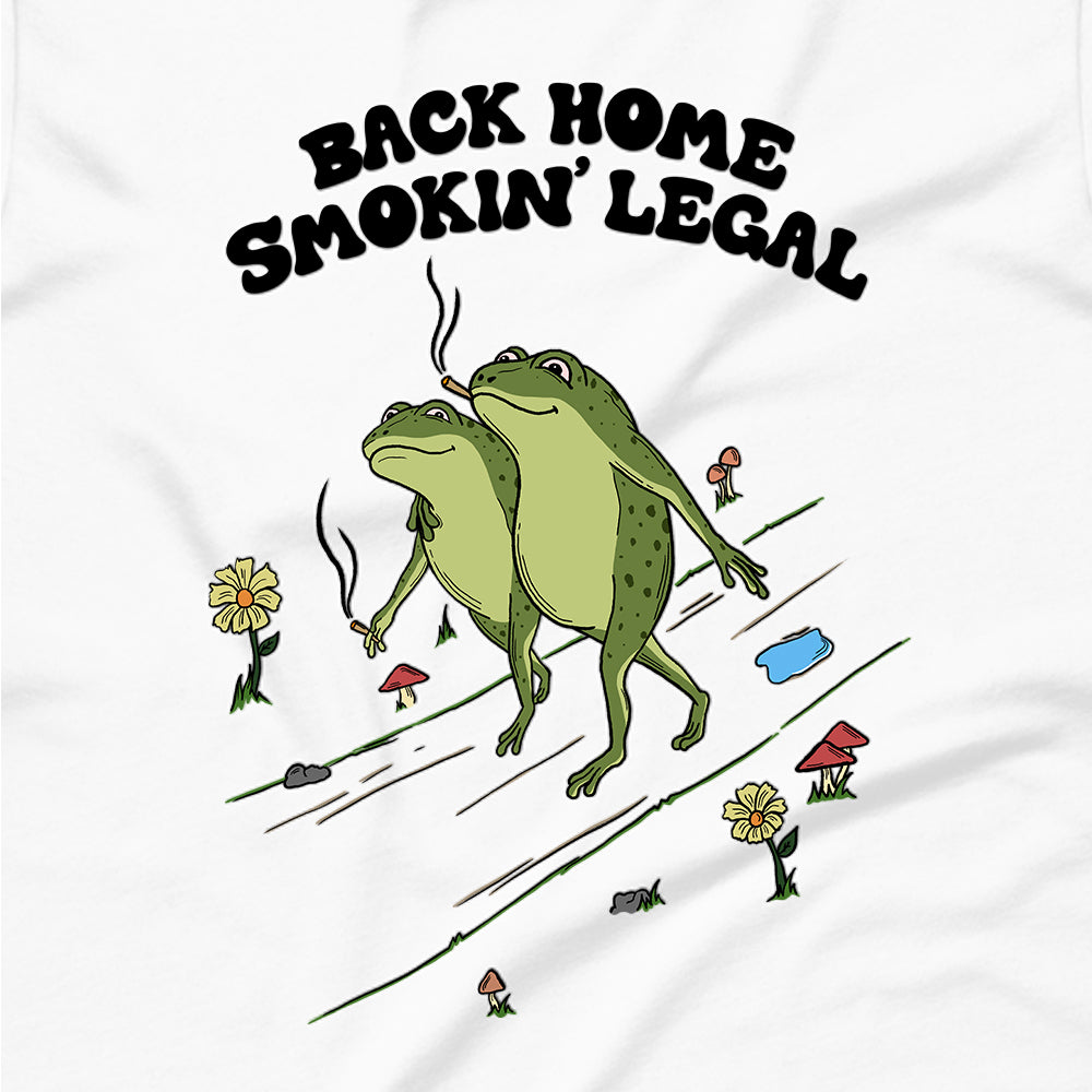 Back Home Smokin Legal Graphic Sweatshirt