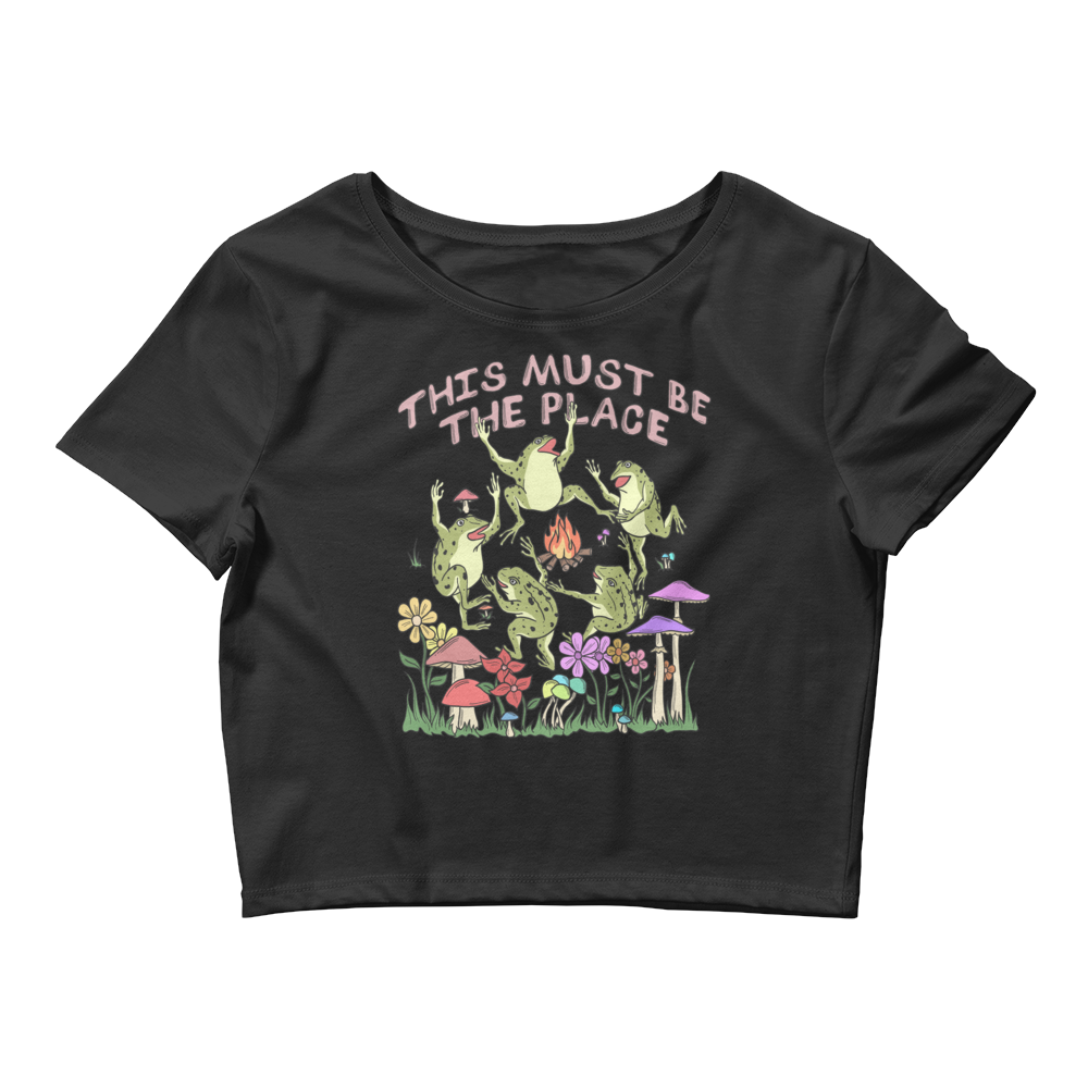 This Must Be The Place Graphic Crop Tee