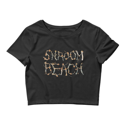 Shroom Beach Psi~ Graphic Crop Tee