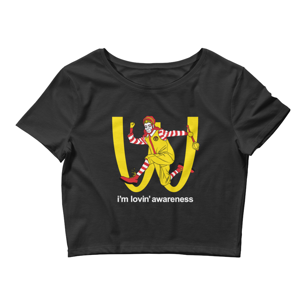 I'm Lovin' Awareness Graphic Crop Tee