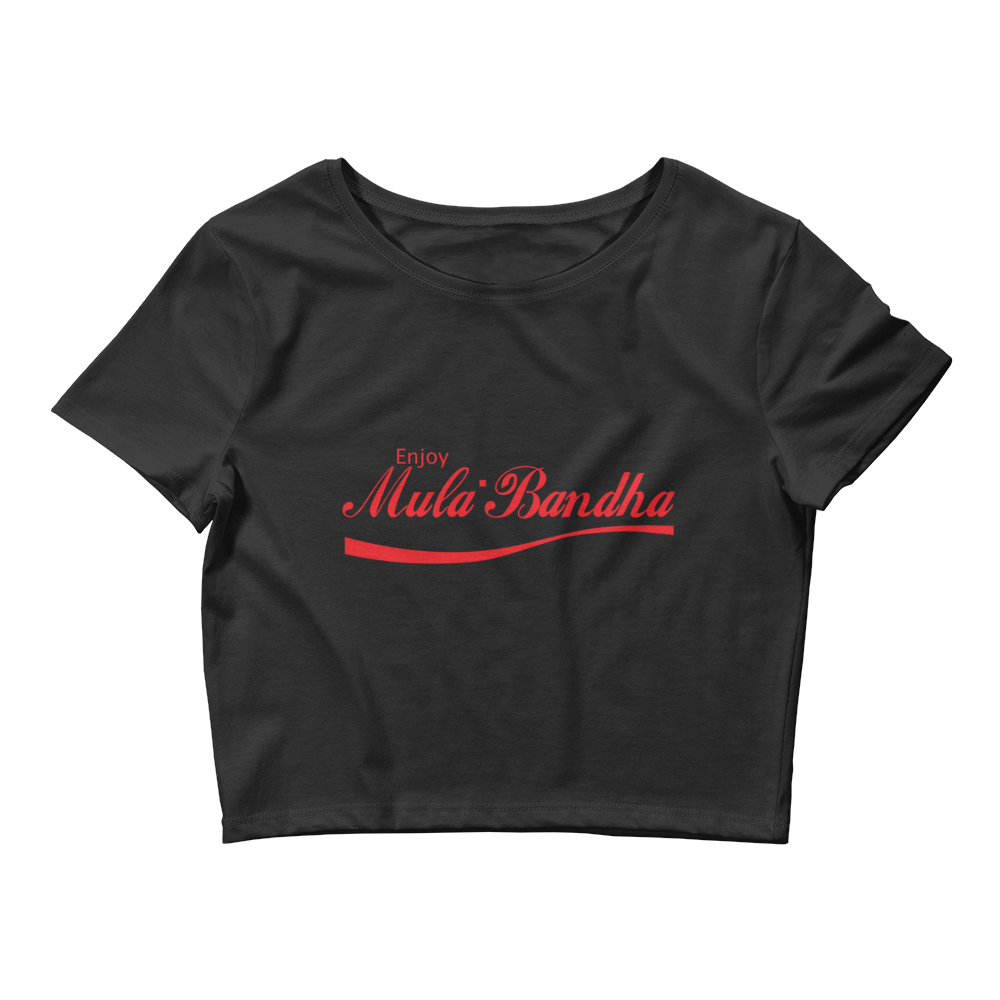 Enjoy Mula Bandha Graphic Crop Tee