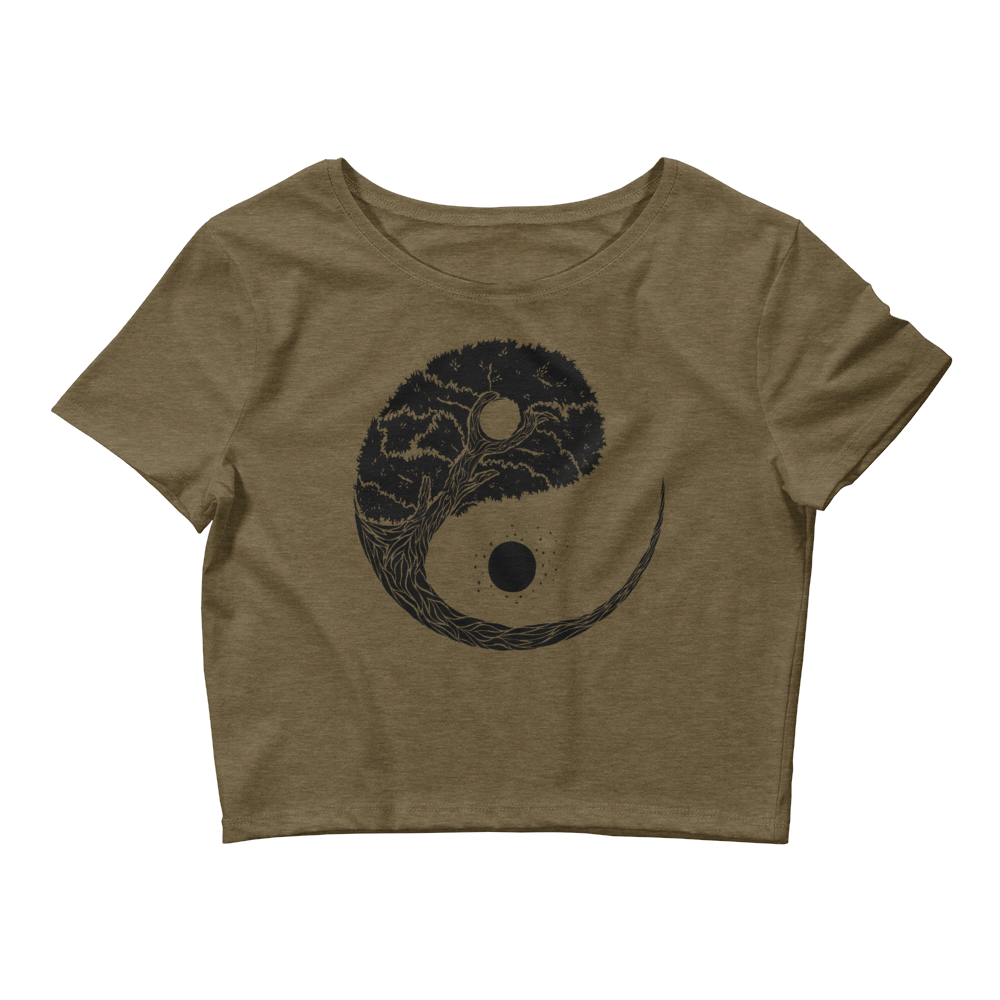 Thanks to its fabric weight and composition, this Shroom Beach crop tee is light, stretchy, and comfortable for everyday wear.