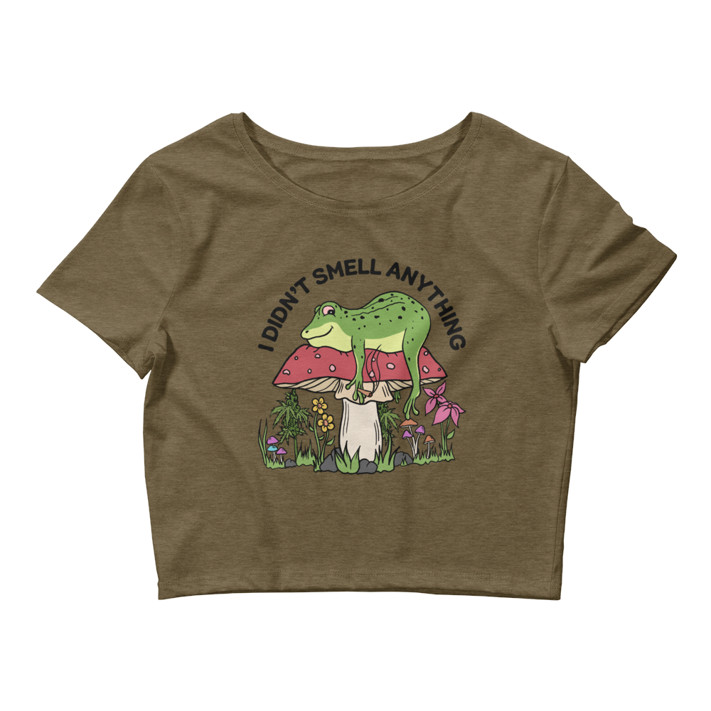 I Didn't Smell Anything Graphic Crop Tee