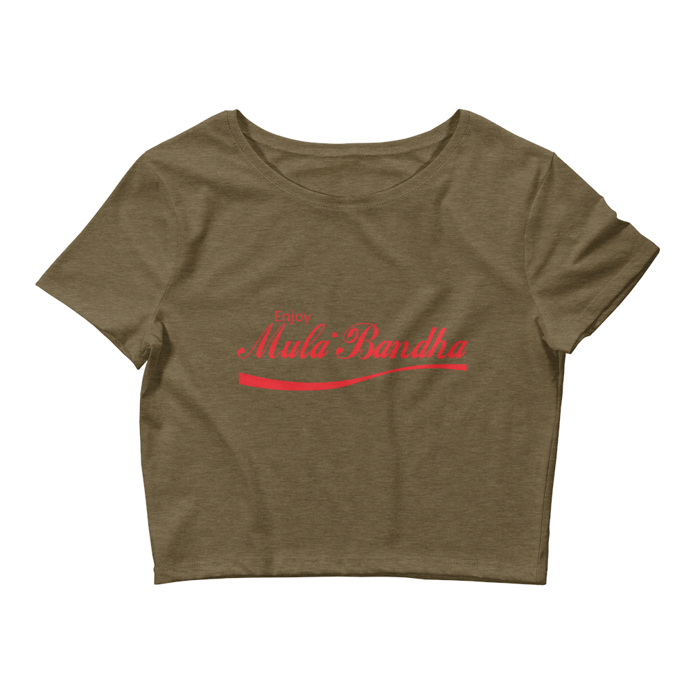 Enjoy Mula Bandha Graphic Crop Tee