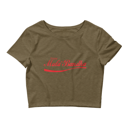 Enjoy Mula Bandha Graphic Crop Tee