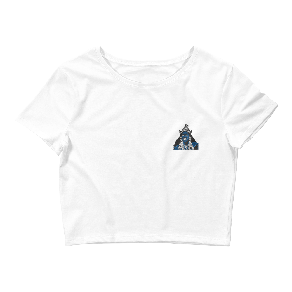 Kali Embroidery Graphic Crop Tee