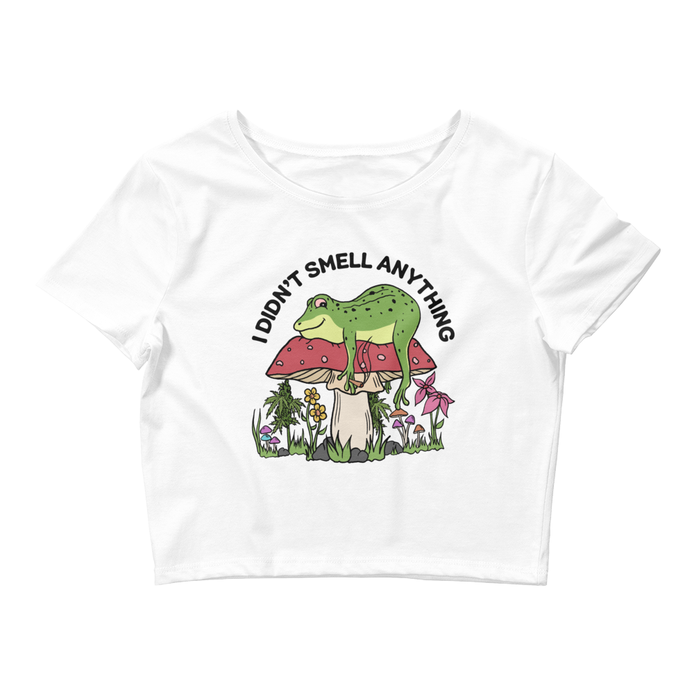 I Didn't Smell Anything Graphic Crop Tee