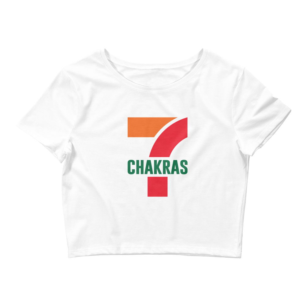 7 Chakras Graphic Crop Tee