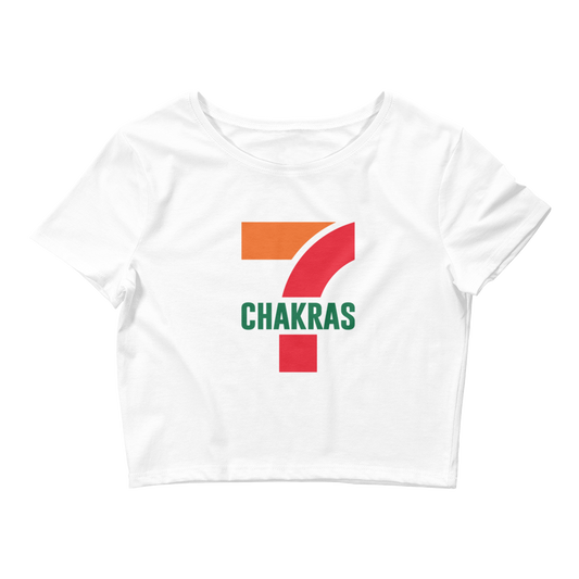 7 Chakras Graphic Crop Tee