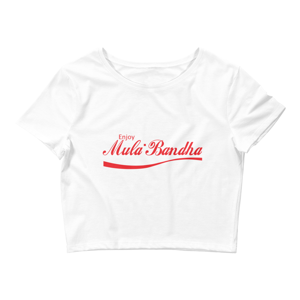 Enjoy Mula Bandha Graphic Crop Tee