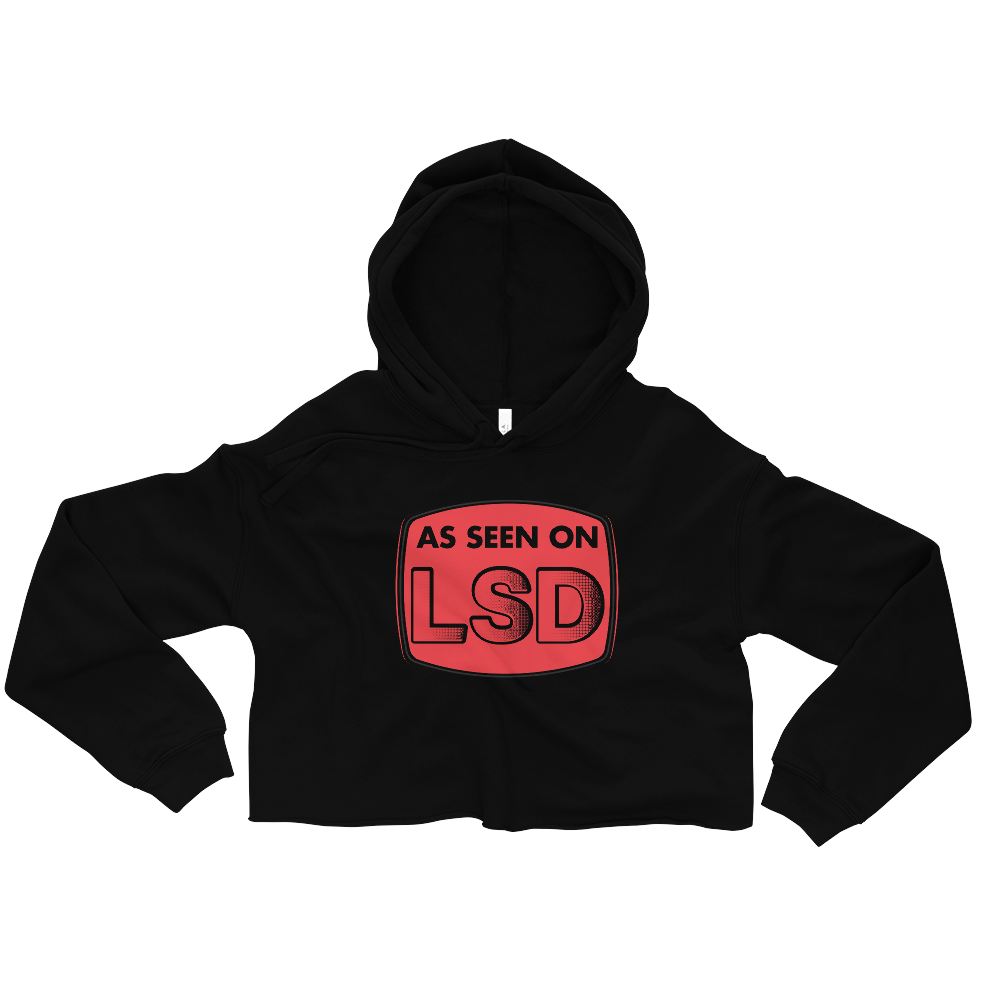 As Seen On Graphic Crop Hoodie