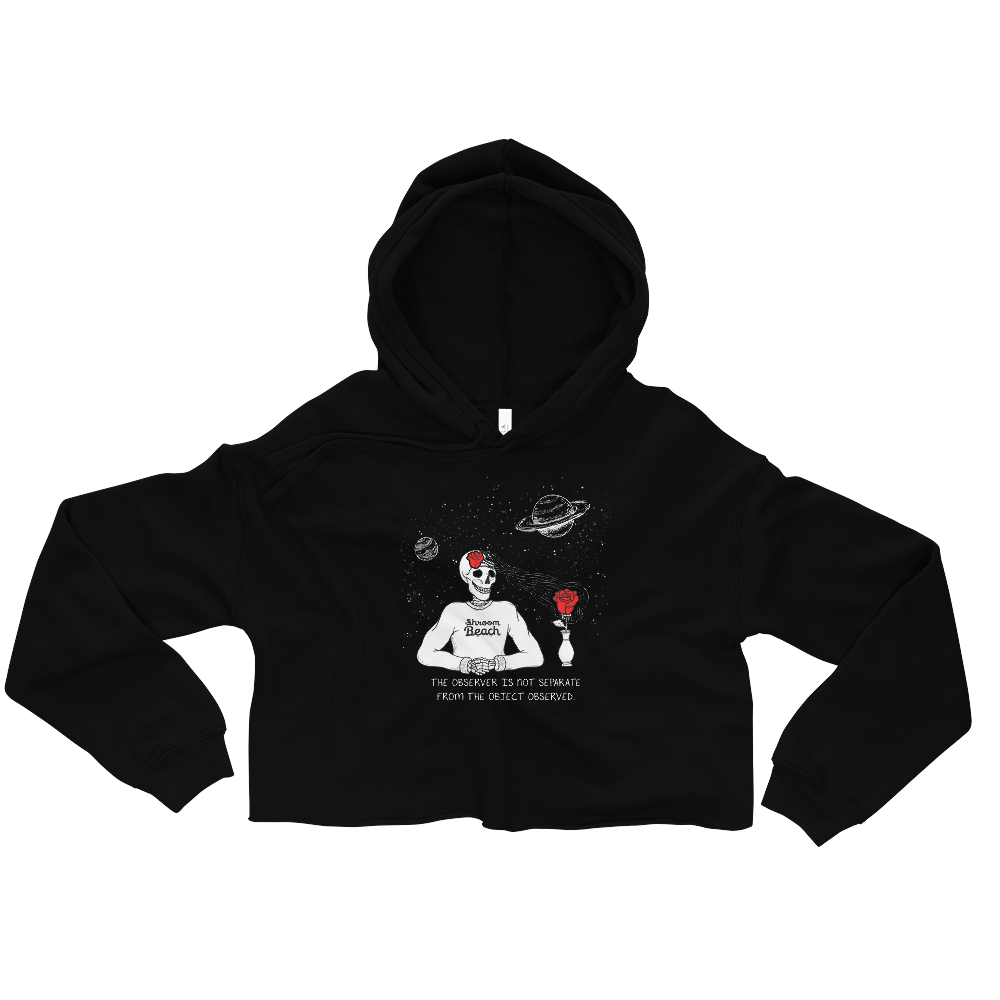 Observer Graphic Crop Hoodie