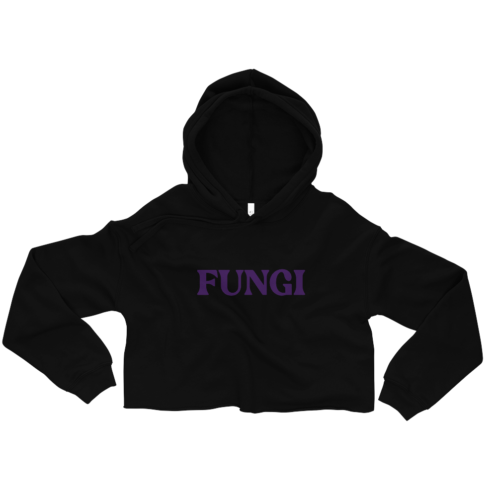 Fun Guy Graphic Crop Hoodie