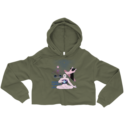 Inner Garden Of Love Graphic Crop Hoodie