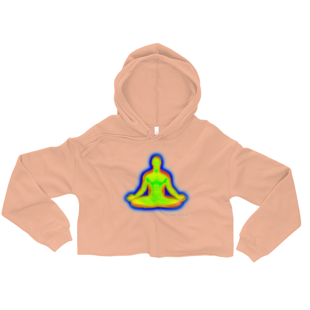 Free Your Chakras Graphic Crop Hoodie