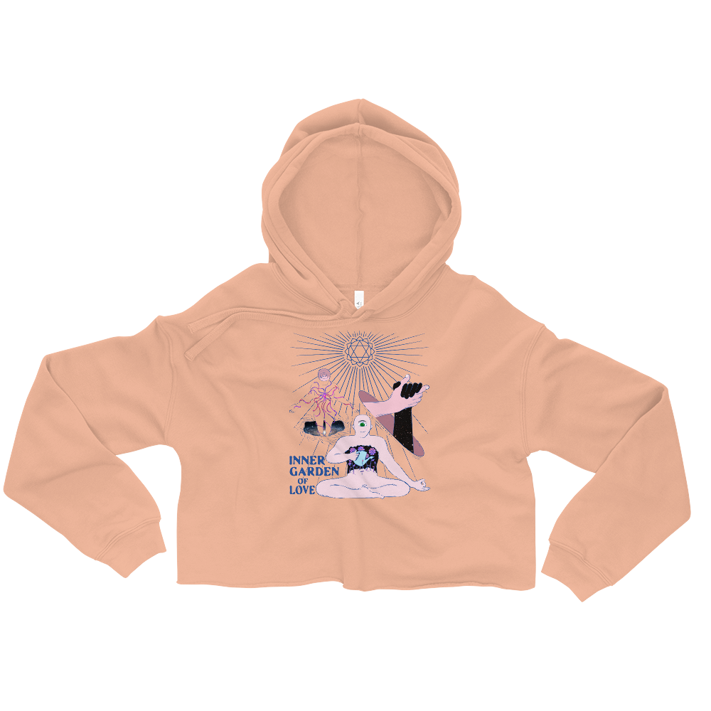 Inner Garden Of Love Graphic Crop Hoodie