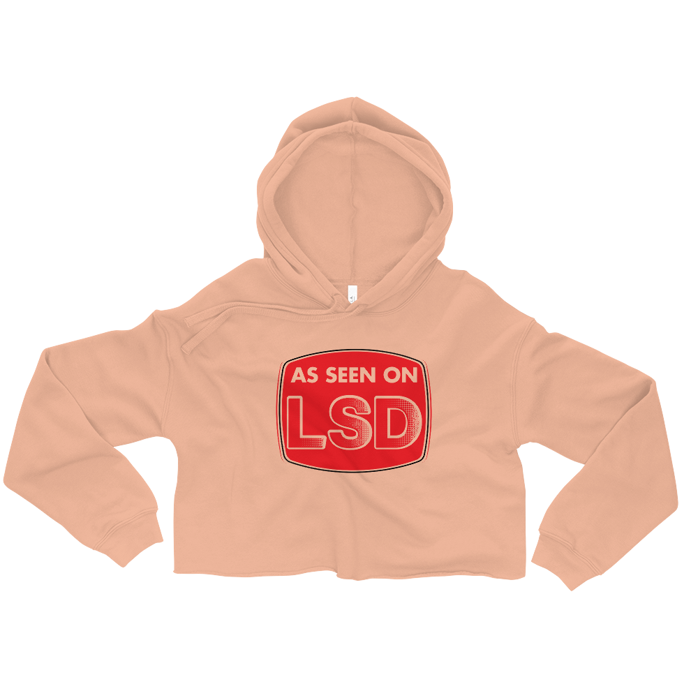 As Seen On Graphic Crop Hoodie