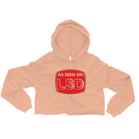 As Seen On Graphic Crop Hoodie