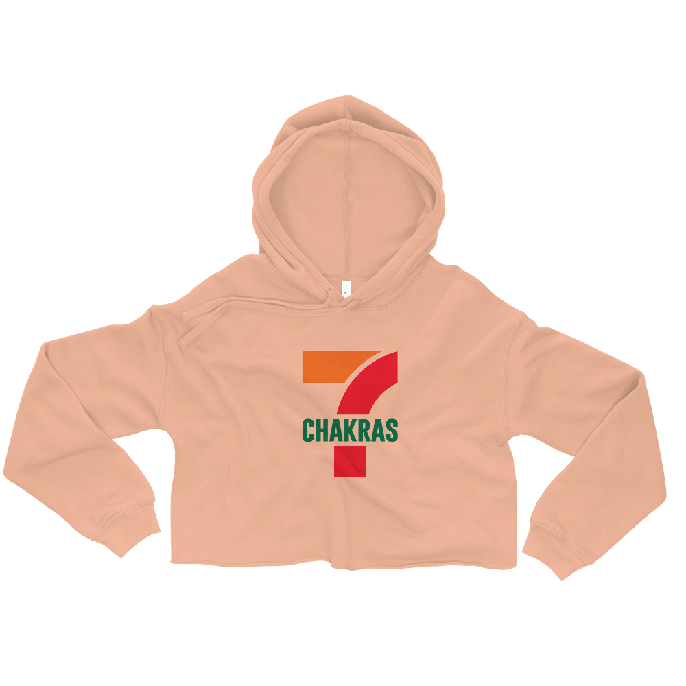 7 Chakras Graphic Crop Hoodie