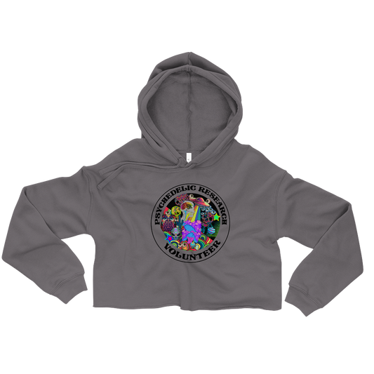 Research Volunteer Graphic Crop Hoodie