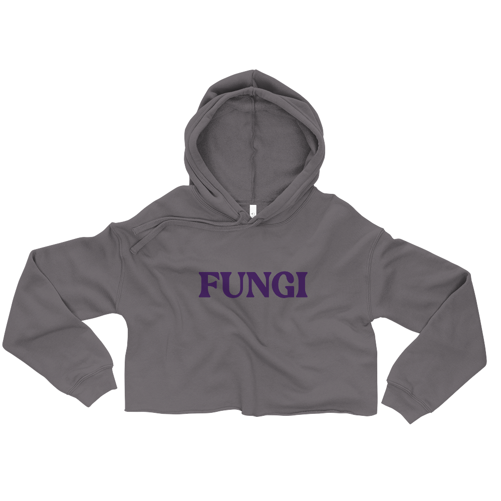 Fun Guy Graphic Crop Hoodie