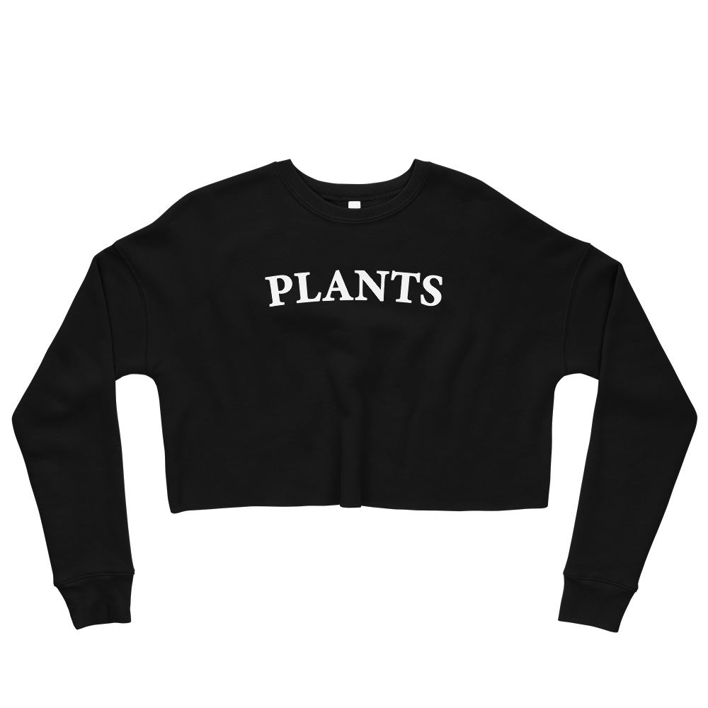 This Shroom Beach fleece cropped sweatshirt is the way to go to look fashionable while feeling perfectly comfy.