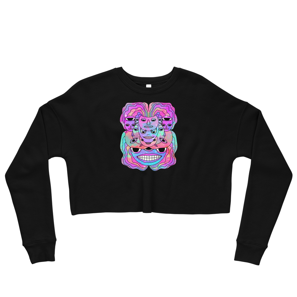 This Shroom Beach fleece cropped sweatshirt is the way to go to look fashionable while feeling perfectly comfy.