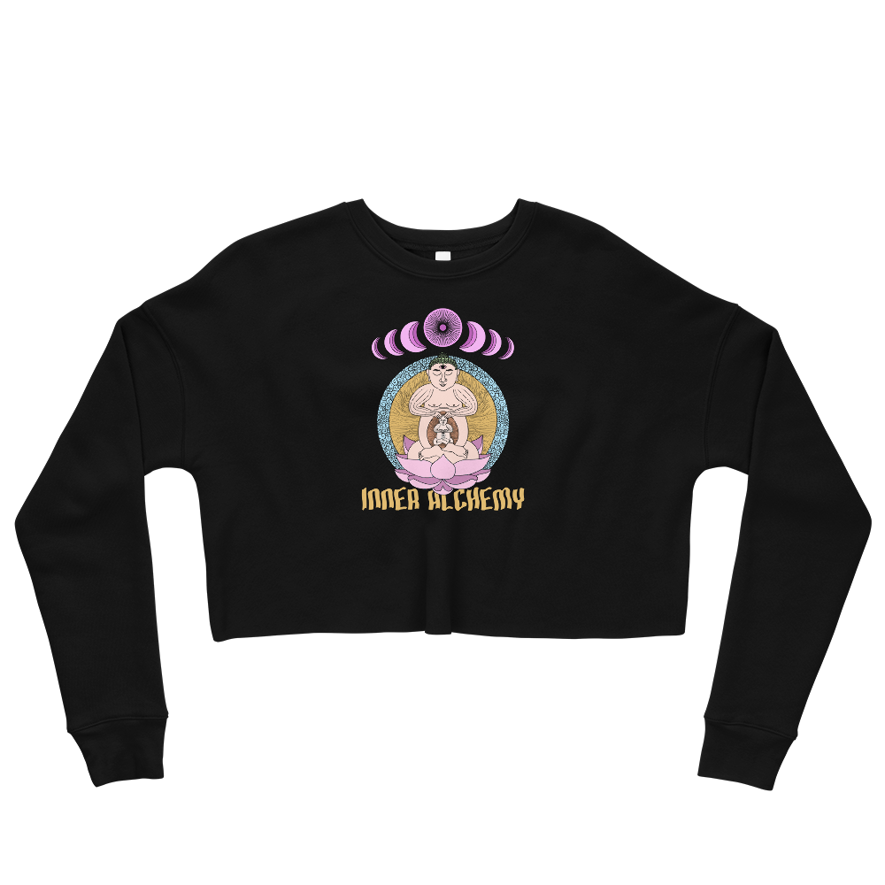 This Shroom Beach fleece cropped sweatshirt is the way to go to look fashionable while feeling perfectly comfy.