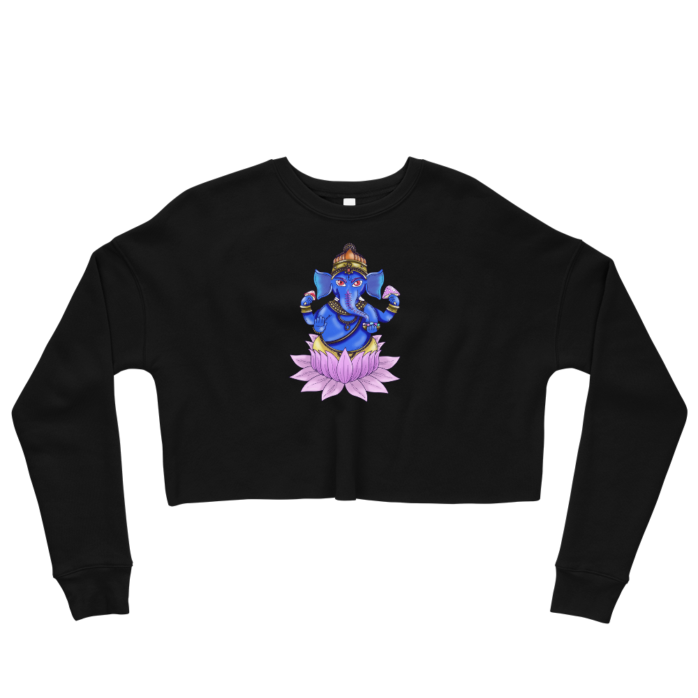 This Shroom Beach fleece cropped sweatshirt is the way to go to look fashionable while feeling perfectly comfy.