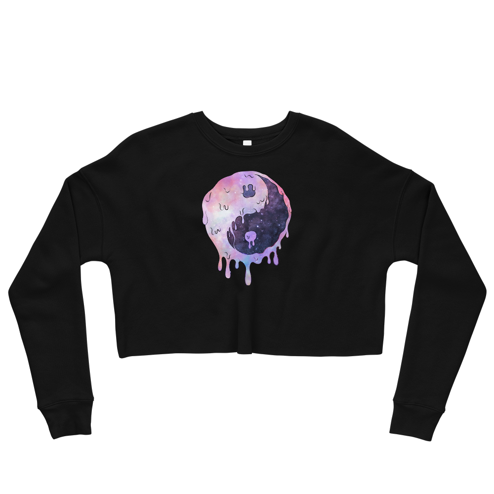 This Shroom Beach fleece cropped sweatshirt is the way to go to look fashionable while feeling perfectly comfy.