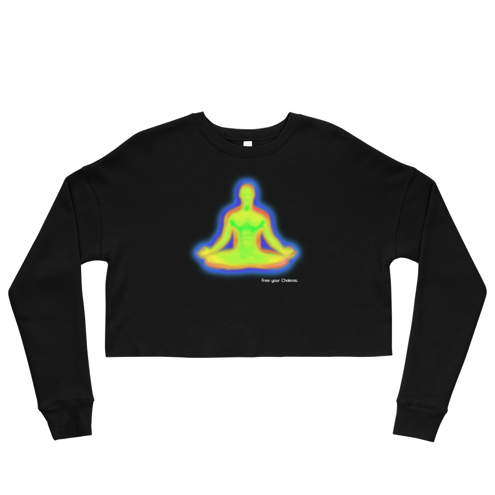 Free Your Chakras Graphic Crop Sweatshirt