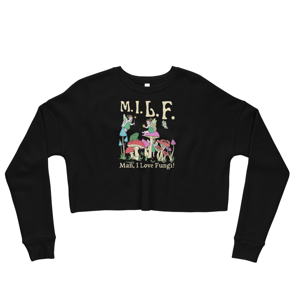 M.I.L.F Graphic Crop Sweatshirt