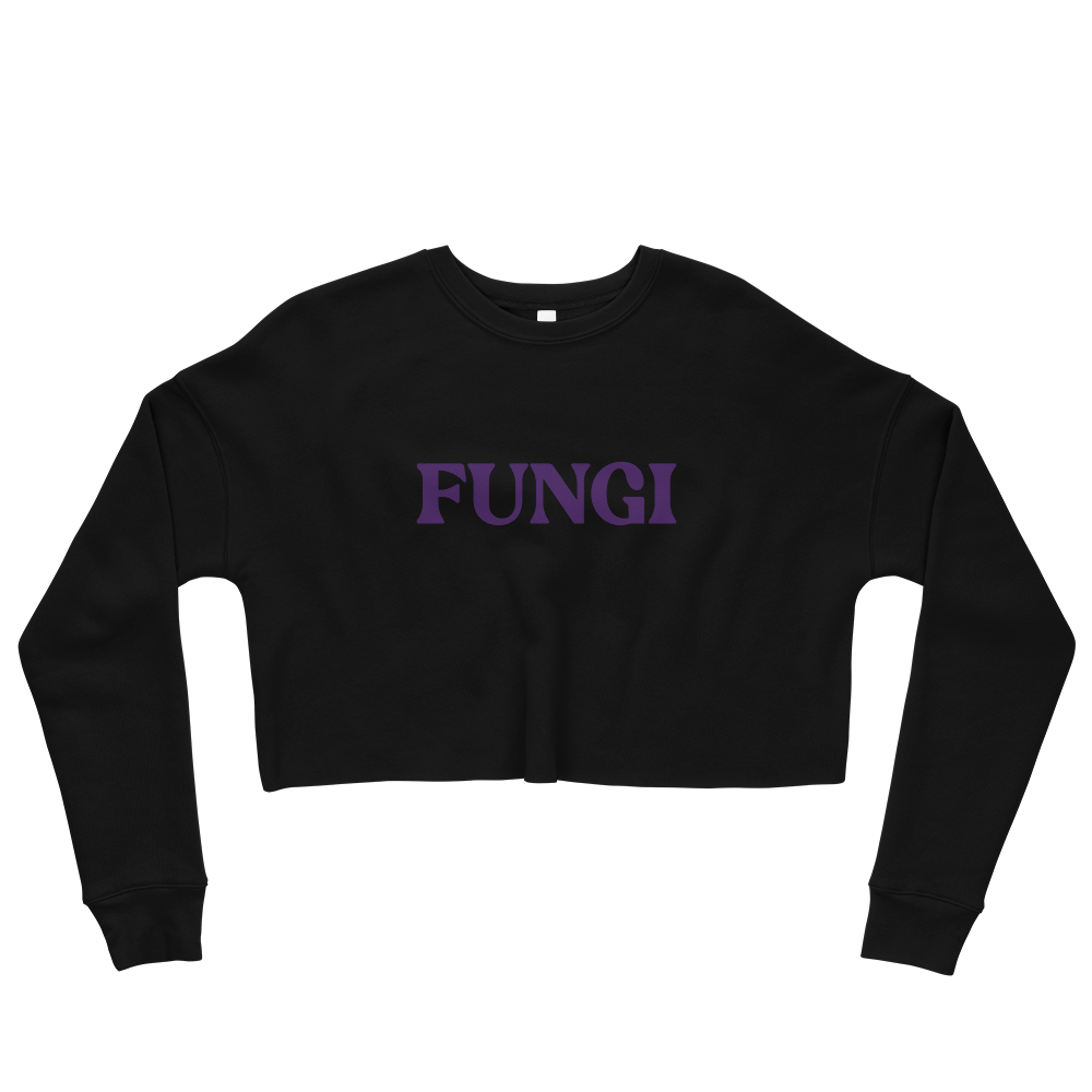 Fun Guy Graphic Crop Sweatshirt