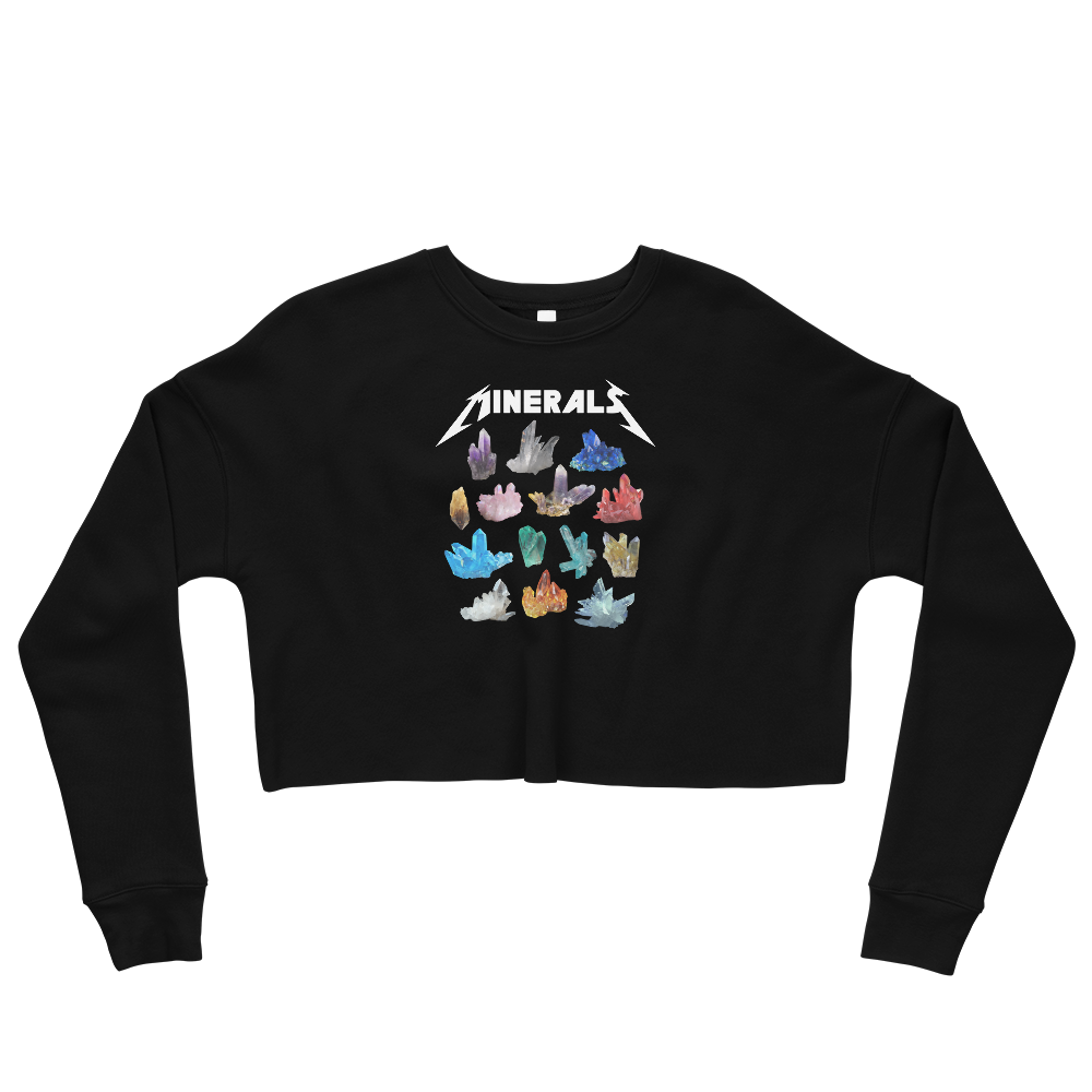 Minerals Graphic Crop Sweatshirt