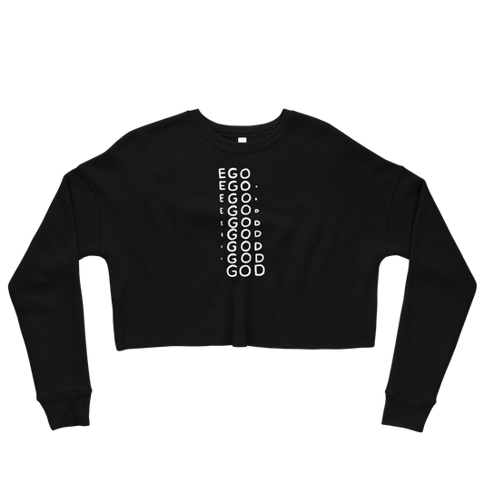 Ego Graphic Crop Sweatshirt