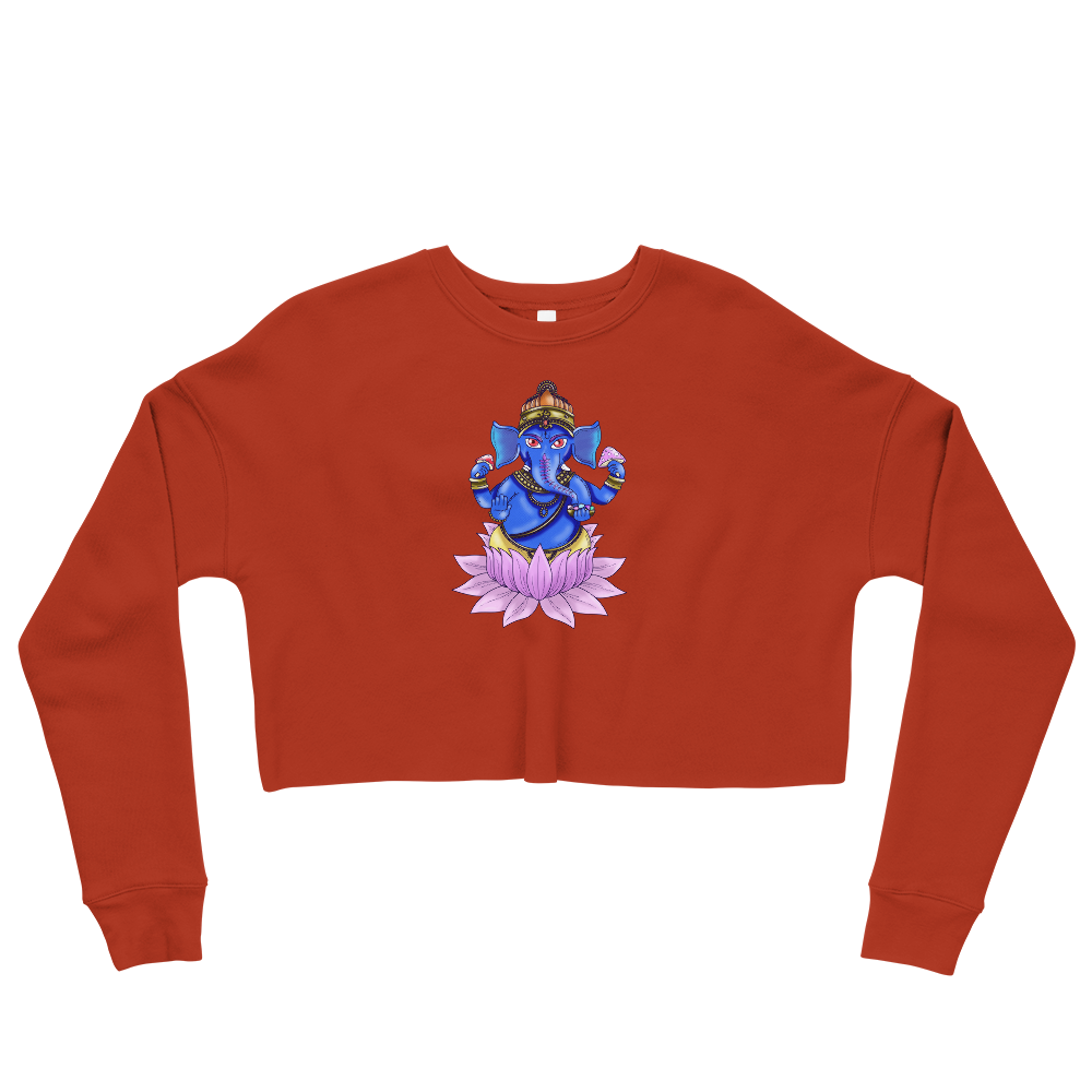 This Shroom Beach fleece cropped sweatshirt is the way to go to look fashionable while feeling perfectly comfy.