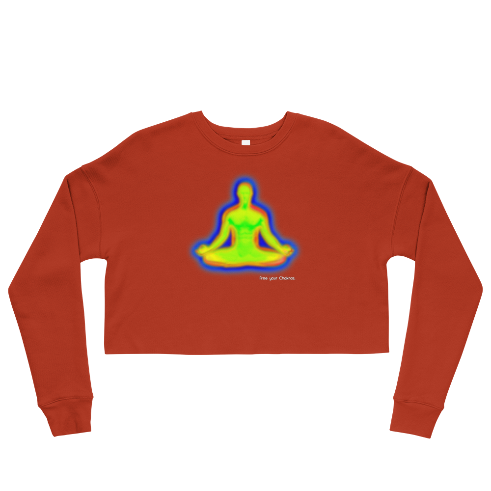 Free Your Chakras Graphic Crop Sweatshirt